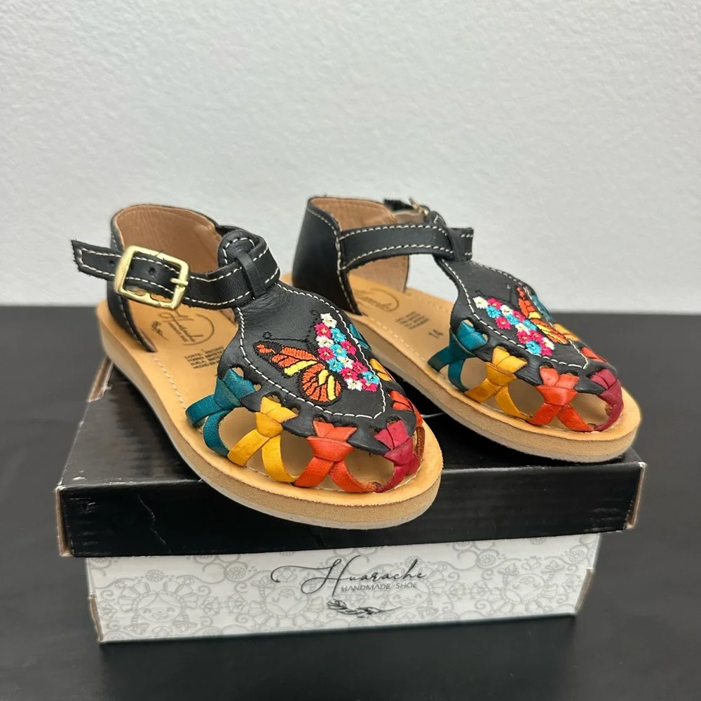Huarache Girls‎ Handmade Mexican Sandals Size: 7, NWB
